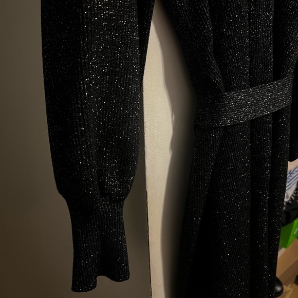 Calvin Klein Metallic  Midi Sweater Dress - Picture 11 of 11